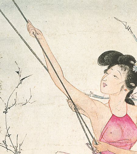永福县-胡也佛的仕女画和最知名的金瓶梅秘戏图